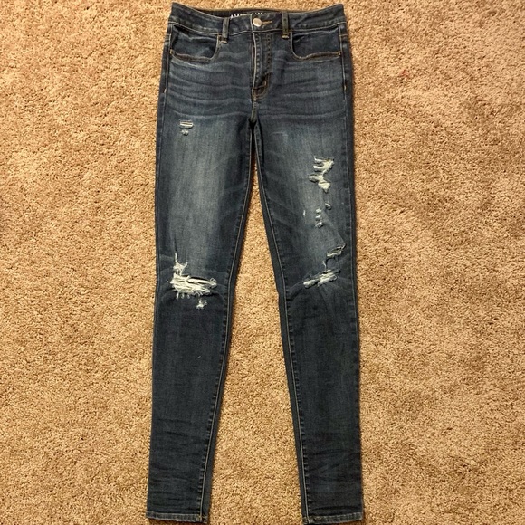 AE Hi Rise Ripped Jegging - Picture 2 of 4